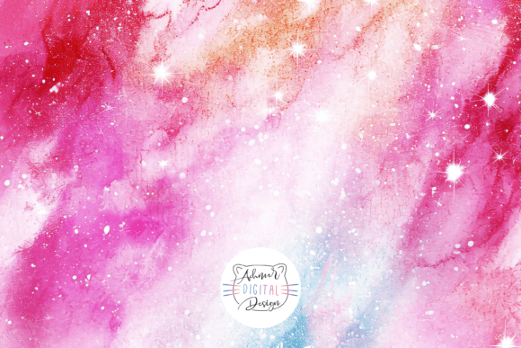 Download Shiny Galaxy Watercolor Texture - Premium Resources