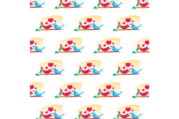 Download Romance Couple Bird Pattern Design - Bird pattern Collection