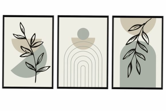 Download Green Minimal Wall Art, Printable - Wall art Collection