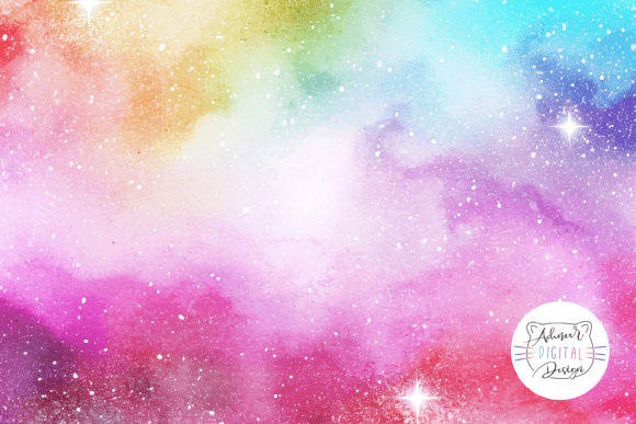 Download Shiny Galaxy Watercolor Texture - Premium Resources
