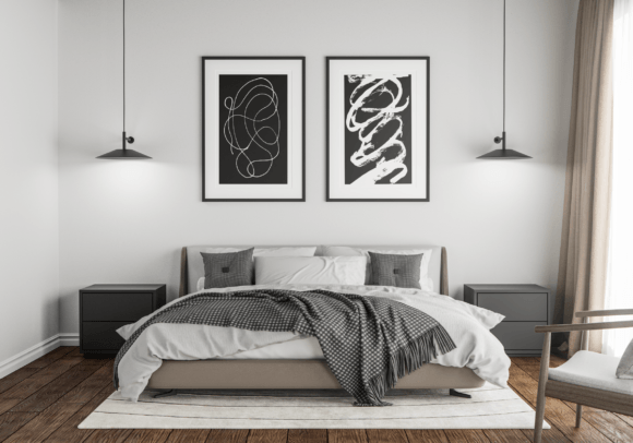 Download Set of 2 Minimalism Geometric Wall Art - Wall art Collection