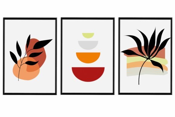 Download Orange Minimal Wall Art Printable - Wall art Collection
